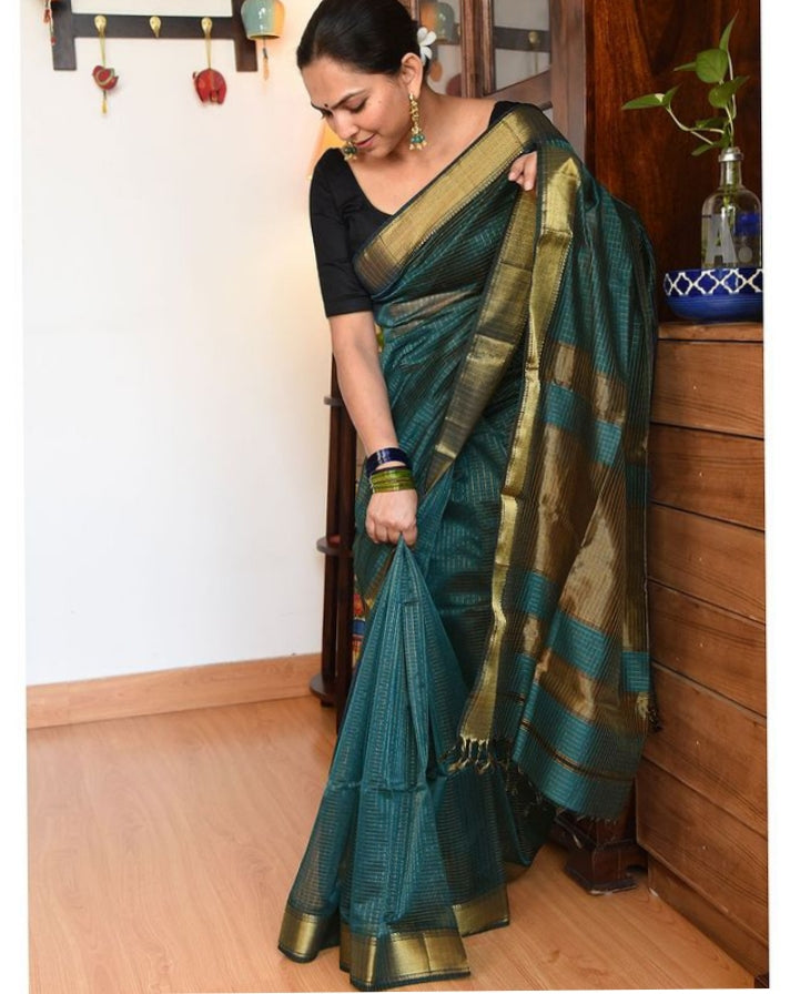 Maheshwari Silk Cotton Saree