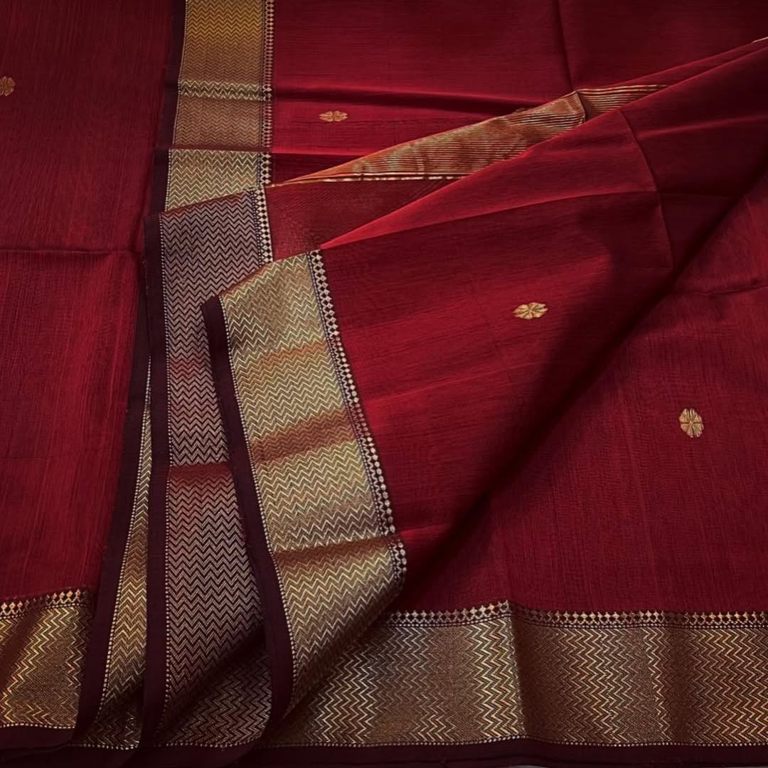 Maheshwari Silk Cotton Saree