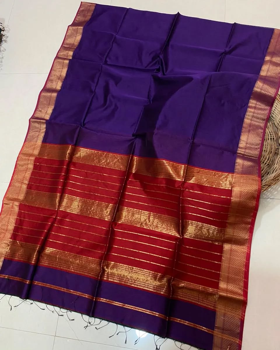 Maheshwari Silk Cotton Saree