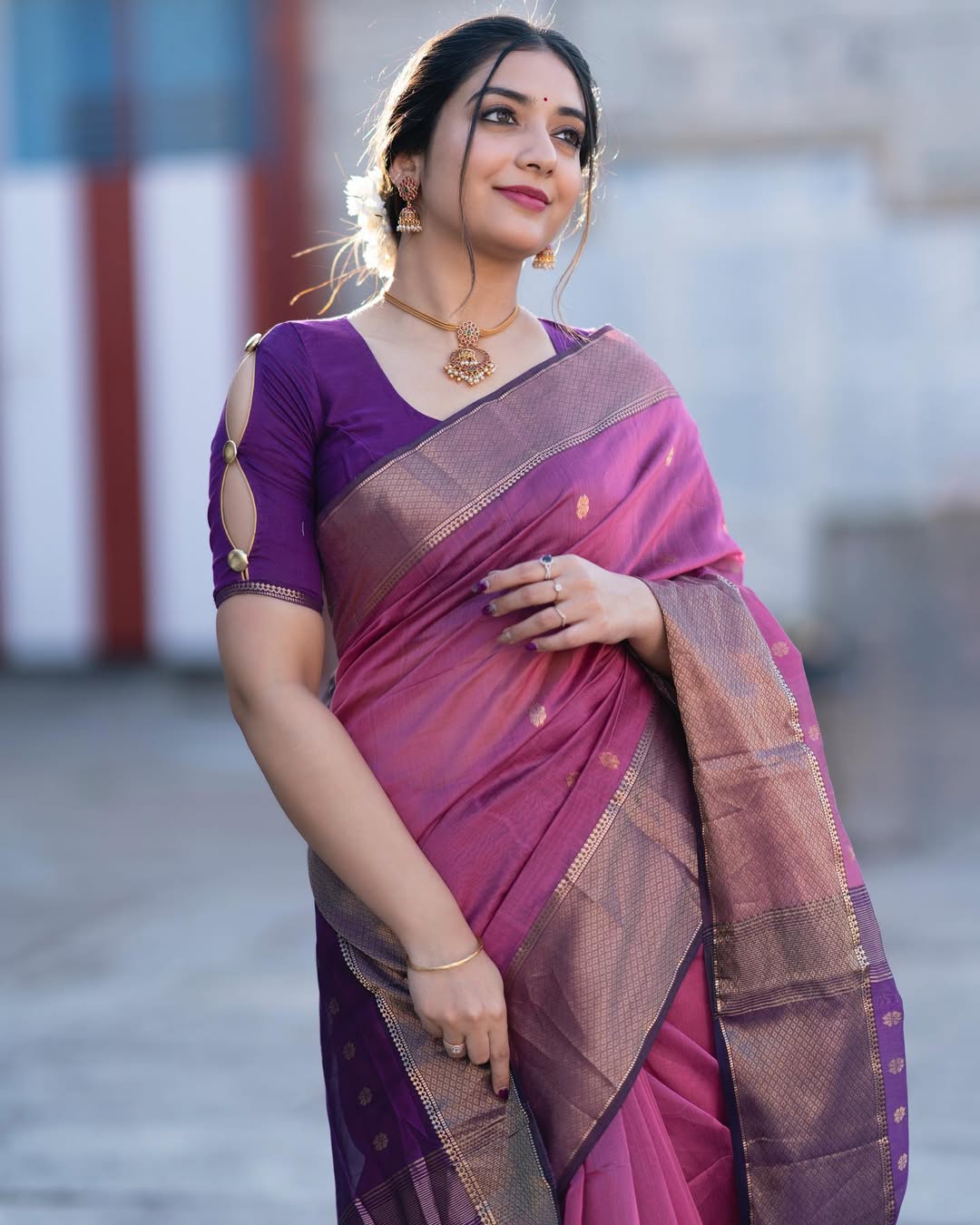 Maheshwari Silk Cotton Saree