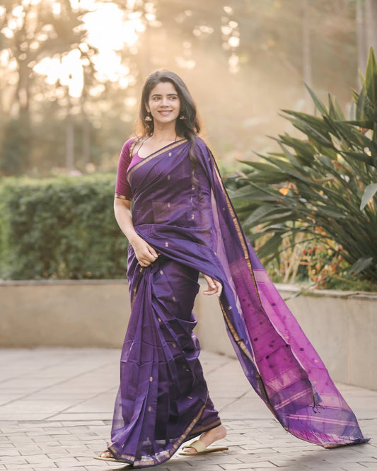 Maheshwari Silk Cotton Saree