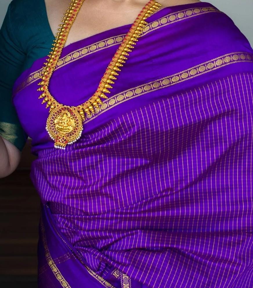 Vintage Kattam Cotton Silk Saree