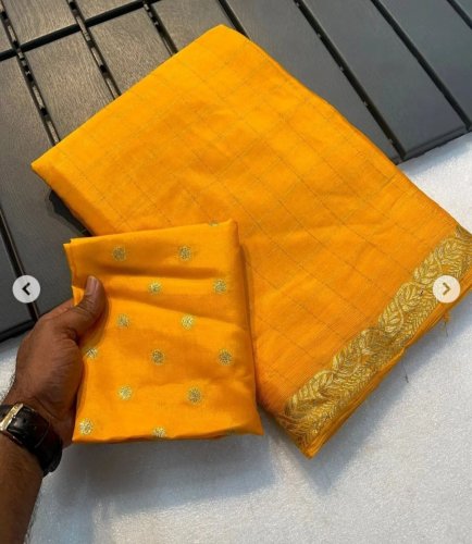 Viscose Chinon Saree