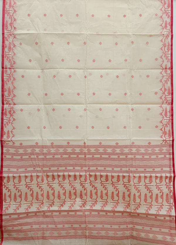 Jamdani Linen saree